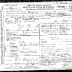 Sallie Malone's Death Certificate